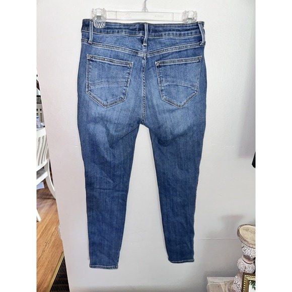 Driftwood Jackie High Rise Jeans‎ Womens 26 X 28 Blue Embroidered Stretch Denim - Picture 4 of 7